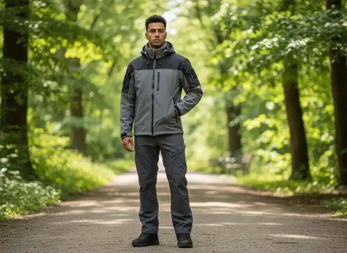 Softshell kurtka męska i damska wersja, wiatroodporna i oddychająca konstrukcja