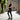 WarriorGear.eu black tactical leggings for women with reinforced panels and mesh inserts, high waist, D-ring detail.