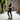 WarriorGear.eu black tactical leggings for women with reinforced panels and mesh inserts, high waist, D-ring detail.