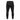 WarriorGear.eu black tactical leggings for women with mesh panels on calves and a D-ring belt loop.
