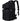 WarriorGear.eu black 30L tactical backpack with Molle system, multiple compartments, and adjustable straps for outdoor and military use.