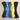 WarriorGear.eu 30m Paracord 550 rope in olive green, light blue, royal blue, yellow, and black. Made of nylon with 7 inner strands.