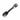 WarriorGear.eu black stainless steel 5-in-1 spork with spoon, fork, serrated knife, bottle opener, and can opener.