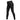 WarriorGear.eu black tactical leggings for women, elastic, reinforced, with D-ring and pocket, ideal for training and outdoor activities.