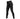 WarriorGear.eu black tactical leggings for women, elastic, reinforced, with D-ring and pocket, ideal for training and outdoor activities.